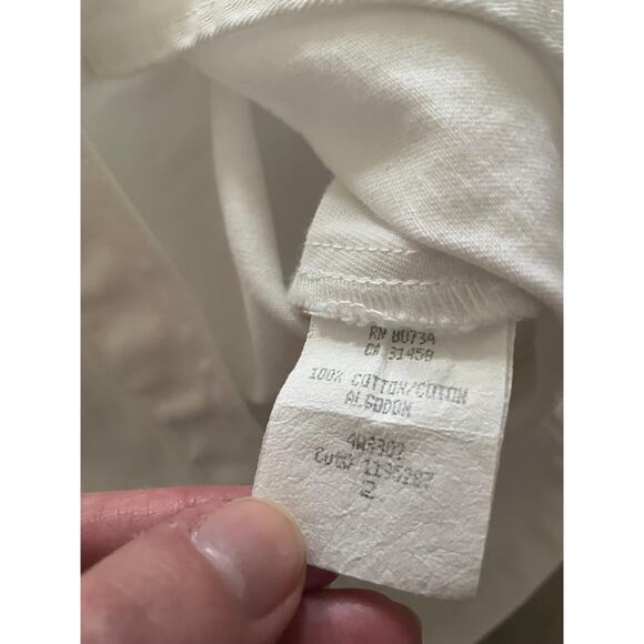 90's vintage white denim 100% cotton high waisted skirt Size 2 bcbg maxazria - Picture 5 of 5